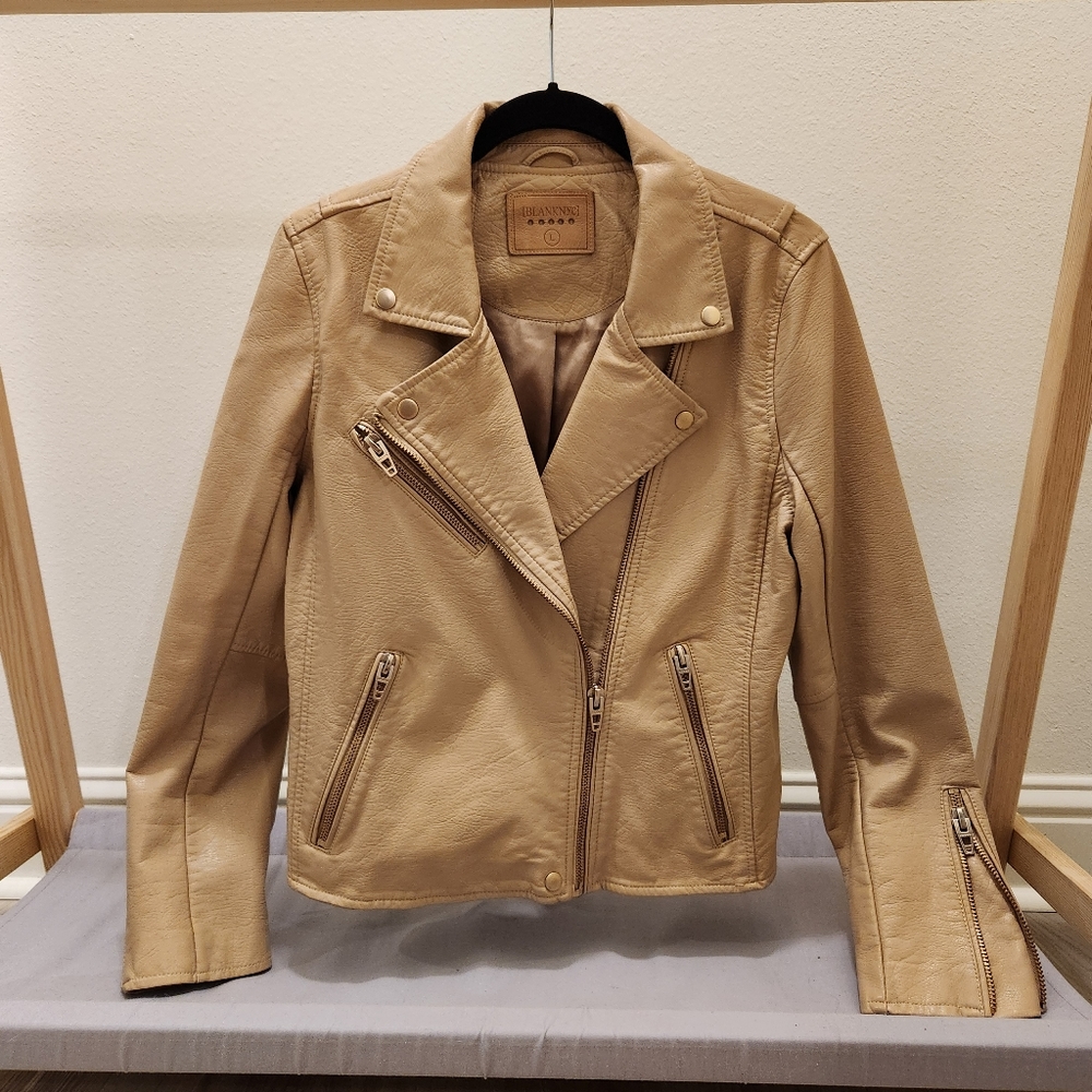 Blank NYC Vegan Leather Moto Jacket